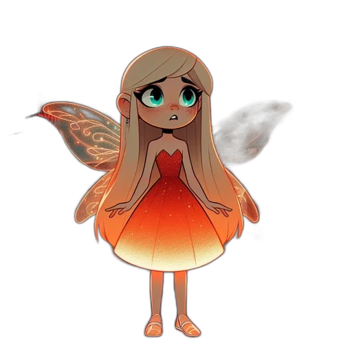 dress, creature, staff, dragon transparent PNG cut-out