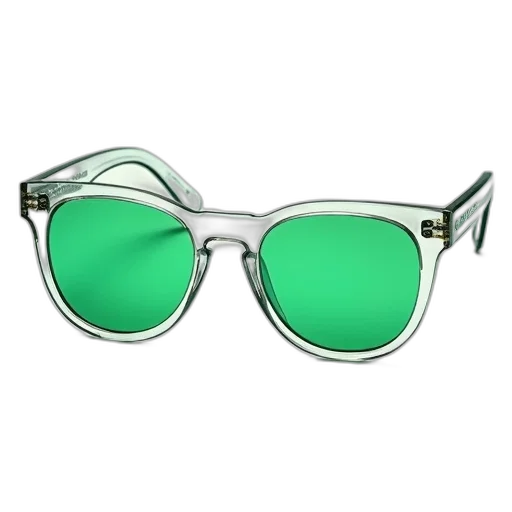 3d render, green, pair, transparent transparent PNG cut-out