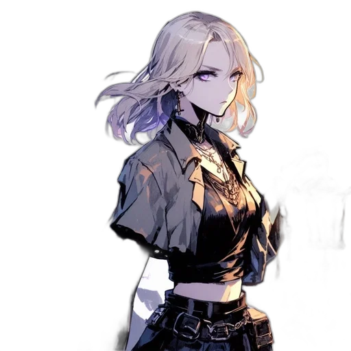staff, jacket, dress, weapon transparent PNG cut-out