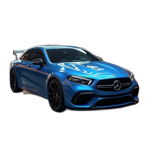 car, dragon, 3d render, photorealistic transparent PNG cut-out
