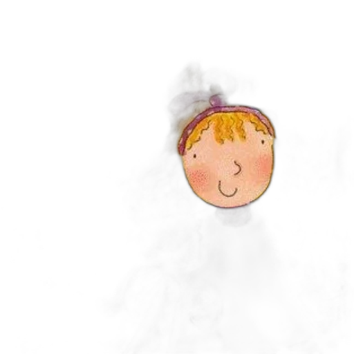 face, mask, hair, staff transparent PNG cut-out