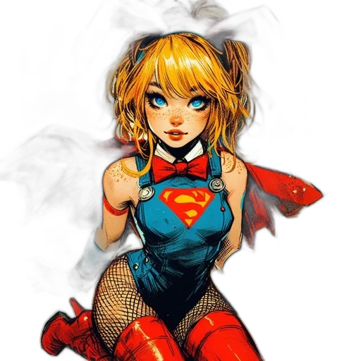 comic book art, cartoon, concept art, pixel art transparent PNG cut-out