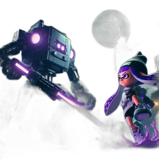 weapon, robot, concept art, fantasy art transparent PNG cut-out
