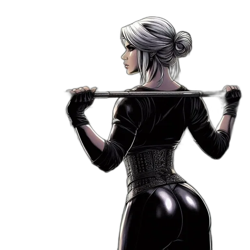 sword, weapon, staff, comic book art transparent PNG cut-out