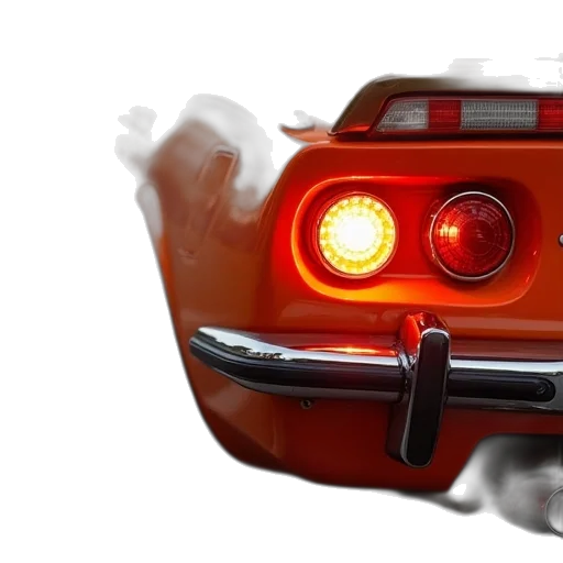 car, weapon, 3d render, photorealistic transparent PNG cut-out