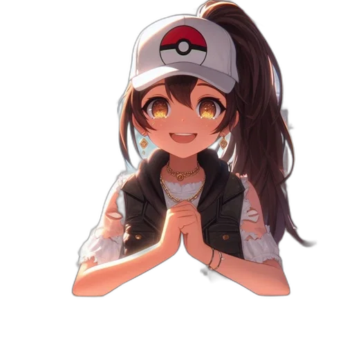 hat, staff, face, creature transparent PNG cut-out