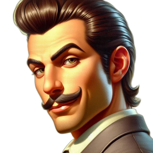 face, staff, mask, photorealistic transparent PNG cut-out