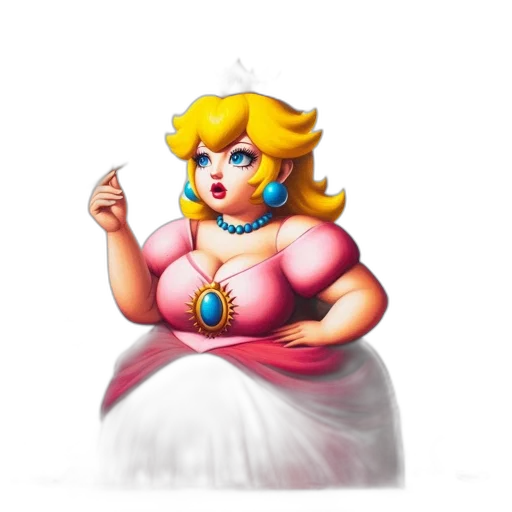 dress, jewelry, crown, staff transparent PNG cut-out
