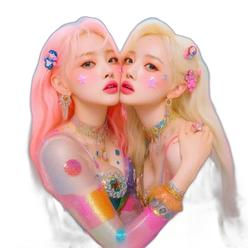 jewelry, vaporwave, photorealistic, fantasy art transparent PNG cut-out