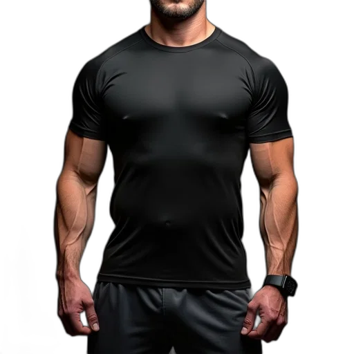 face, jacket, staff, photorealistic transparent PNG cut-out