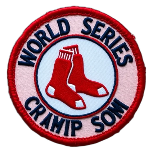 patch, commemorating, red, sox transparent PNG cut-out