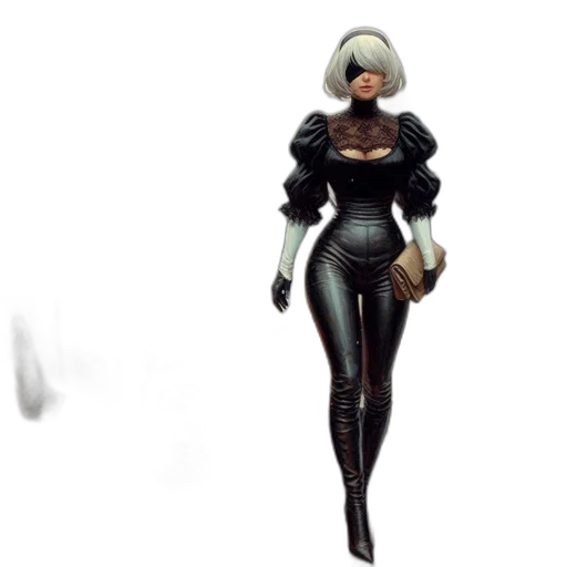 robot, staff, dress, mask transparent PNG cut-out