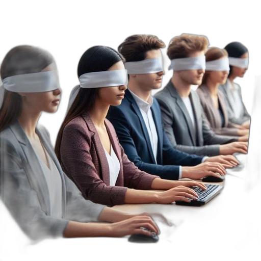 mask, cyberpunk, office, setting transparent PNG cut-out