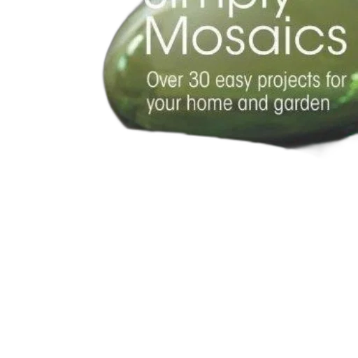 3d render, simply, mosaics, over transparent PNG cut-out