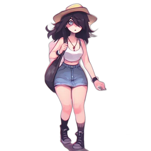 hat, staff, dress, jacket transparent PNG cut-out