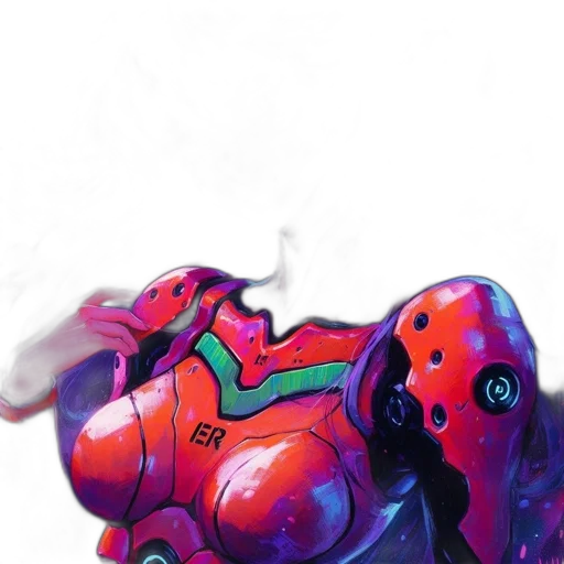 robot, weapon, mask, creature transparent PNG cut-out