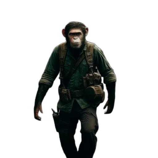 animal, jacket, creature, staff transparent PNG cut-out