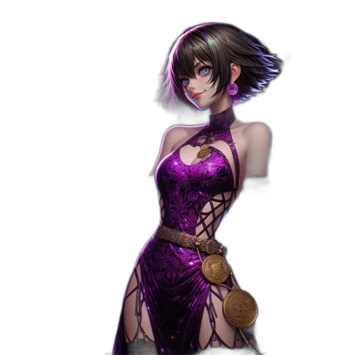 dress, staff, concept art, fantasy art transparent PNG cut-out