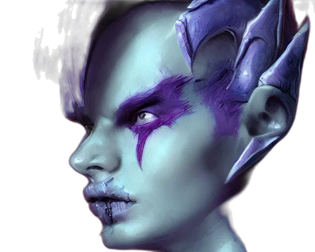 face, dragon, fantasy art, concept art transparent PNG cut-out