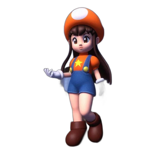 dress, hat, staff, animal transparent PNG cut-out