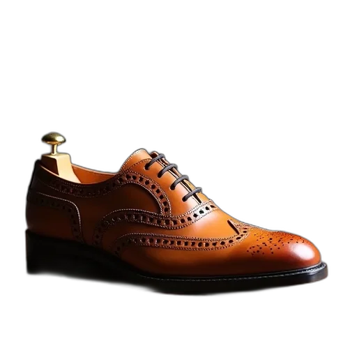 shoes, photorealistic, allen, wingtip transparent PNG cut-out
