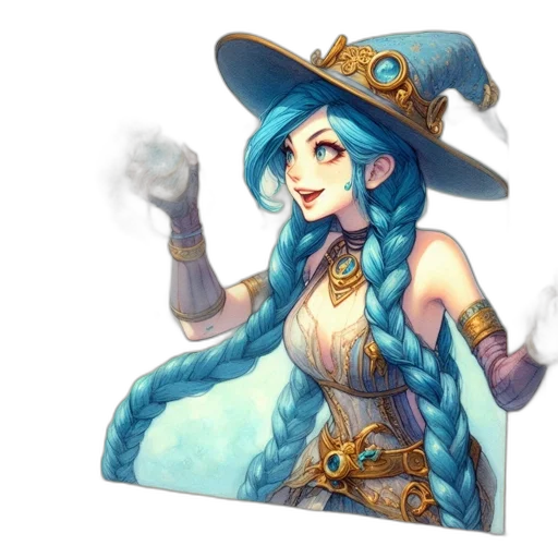 staff, hat, jewelry, dress transparent PNG cut-out