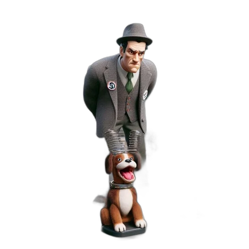 staff, animal, 3d render, concept art transparent PNG cut-out