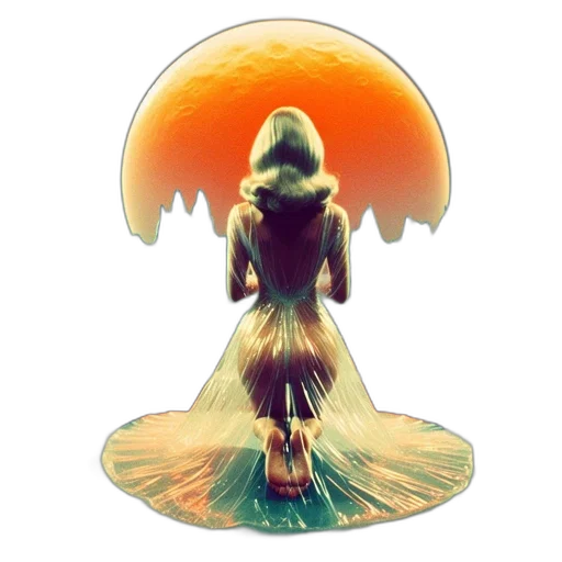 dress, umbrella, crown, concept art transparent PNG cut-out