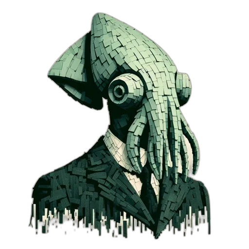 mask, creature, jacket, hat transparent PNG cut-out