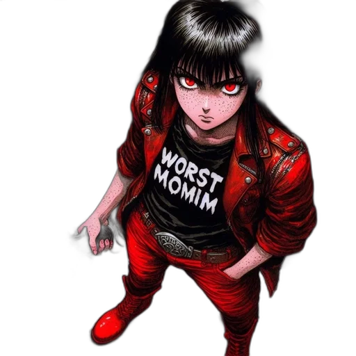 jacket, dress, creature, face transparent PNG cut-out
