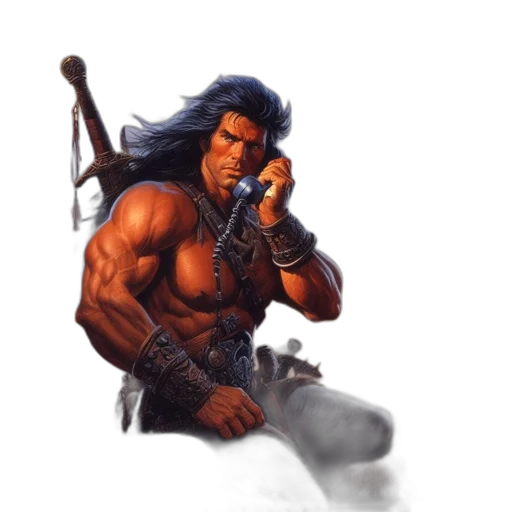 sword, weapon, staff, fantasy art transparent PNG cut-out