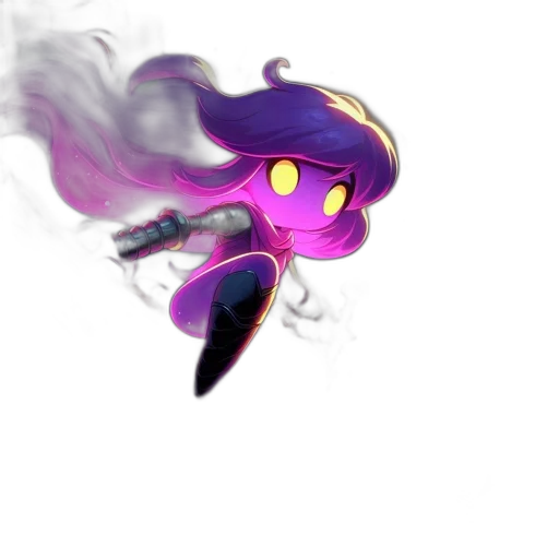 staff, hair, weapon, mask transparent PNG cut-out