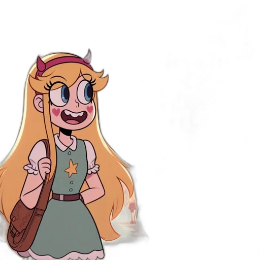 staff, dress, creature, crown transparent PNG cut-out