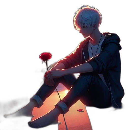 flower, weapon, jacket, sword transparent PNG cut-out