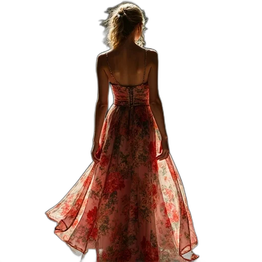 dress, jewelry, crown, photorealistic transparent PNG cut-out