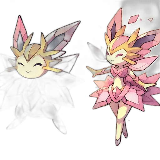 concept art, pixel art, fantasy art, watercolor transparent PNG cut-out