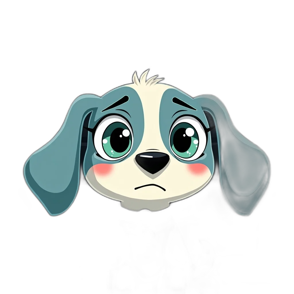 staff, animal, cartoon, 3d render transparent PNG cut-out
