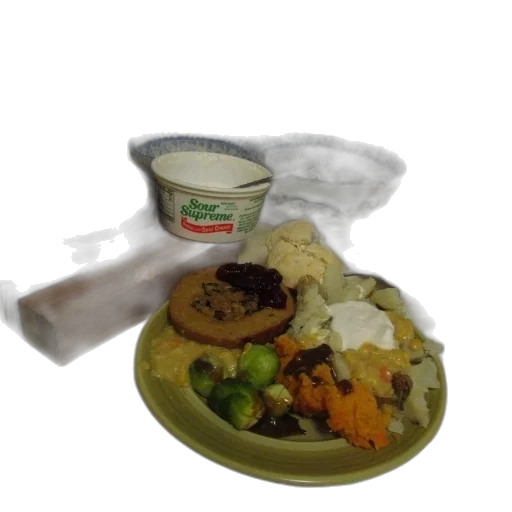 food, plate, sour, cream transparent PNG cut-out