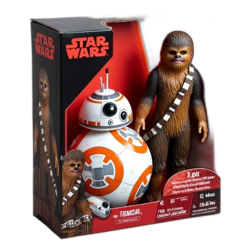 box, star, wars, chewbacca transparent PNG cut-out