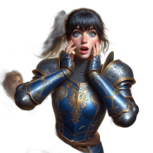 sword, face, weapon, robot transparent PNG cut-out