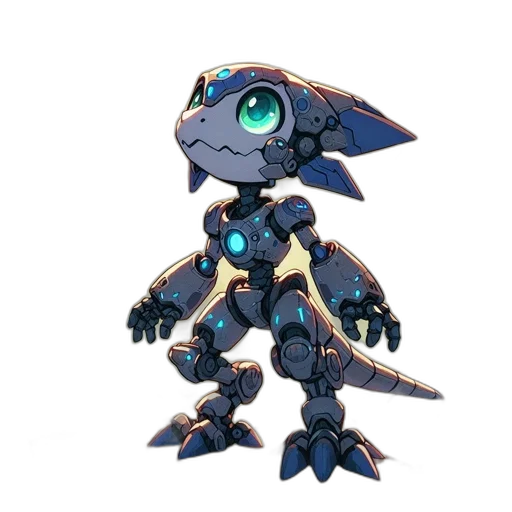 robot, weapon, creature, dragon transparent PNG cut-out