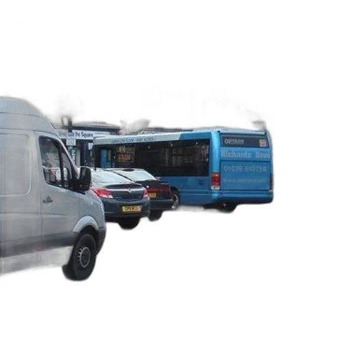 car, 3d render, concept art, busy transparent PNG cut-out
