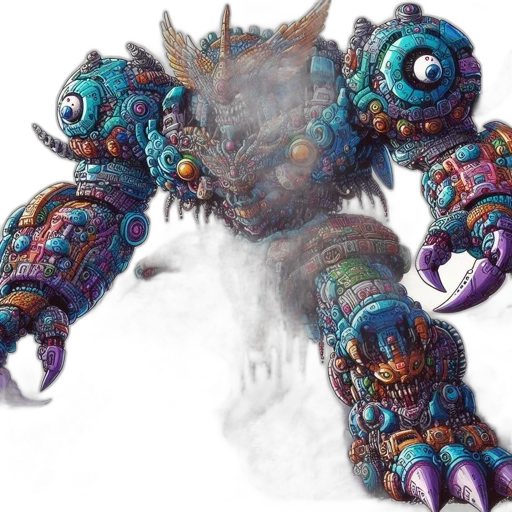 robot, creature, weapon, dragon transparent PNG cut-out