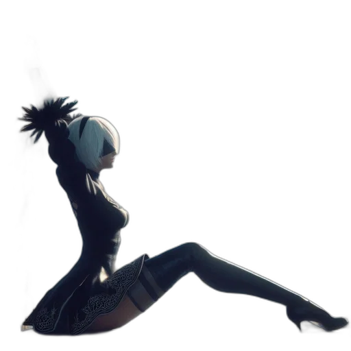 robot, staff, creature, dress transparent PNG cut-out
