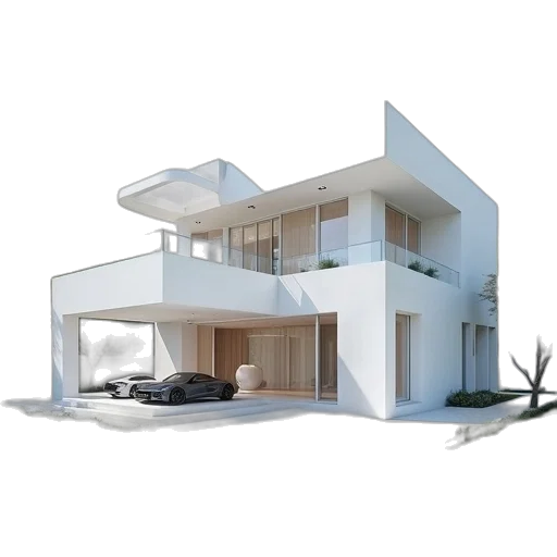 building, furniture, 3d render, photorealistic transparent PNG cut-out