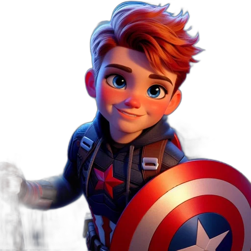 comic book art, concept art, 3d render, cartoon transparent PNG cut-out