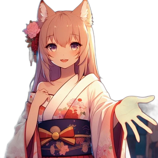 dress, staff, dragon, creature transparent PNG cut-out