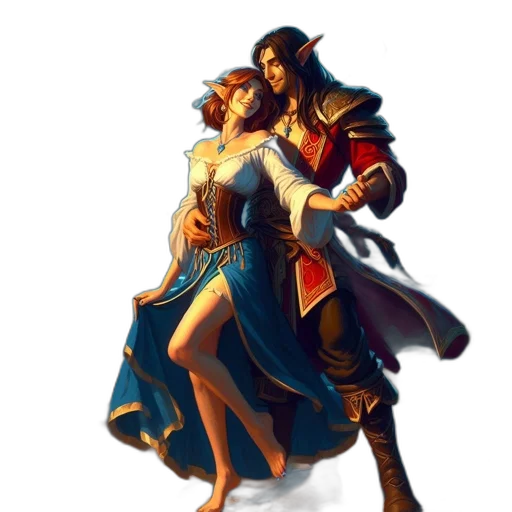 sword, dress, fantasy art, concept art transparent PNG cut-out