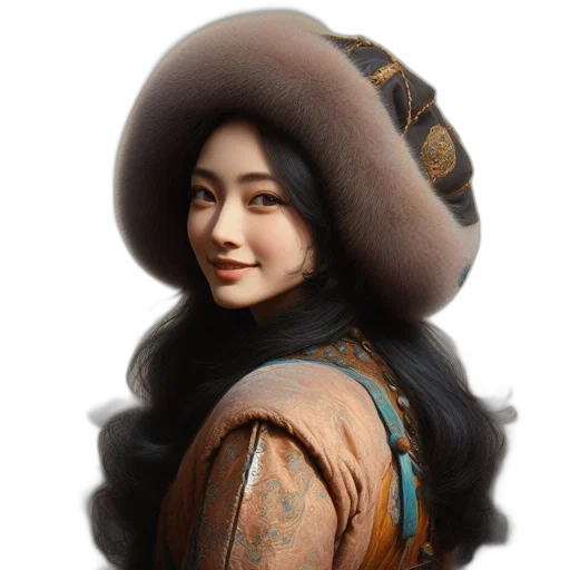 hat, crown, face, hair transparent PNG cut-out