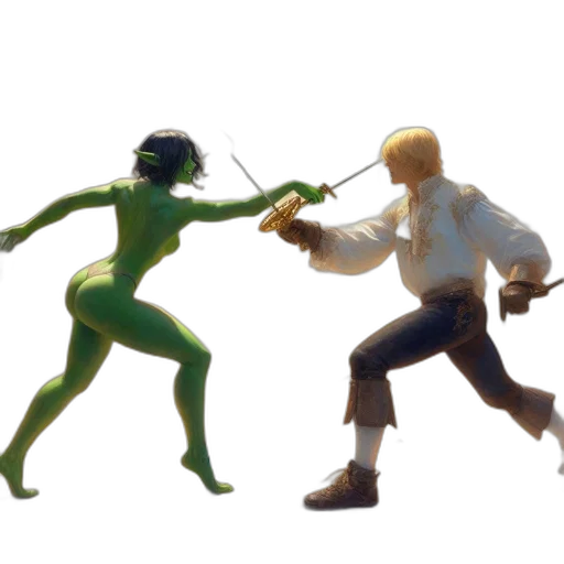 staff, concept art, 3d render, comic book art transparent PNG cut-out